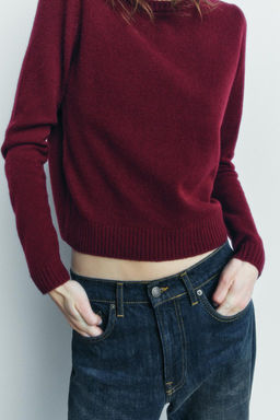 BASIC 100% WOOL SWEATER - Zara фото 9
