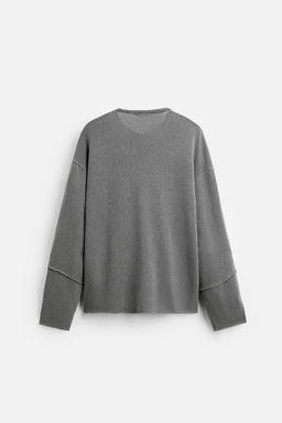 WASHED SWEATER WITH STITCHING - Zara фото 8