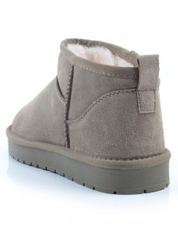 04-PF8300-6 KHAKI Угги женские (натуральная замша, 100% шерсть)