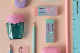 Expert Complete Точилка пластиковая с контейнером, 2 отверстия ECSH-07 12 шт. в ассортименте