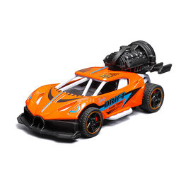 Гоночная машинка свет, звук с имитацией дыма, 1:32, Fast Racers, оранжевая