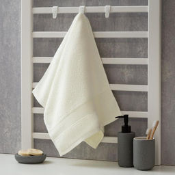 Полотенце махровое Этель Уют 35х75 см, цвет белый 100% хлопок, 600 гр/м2