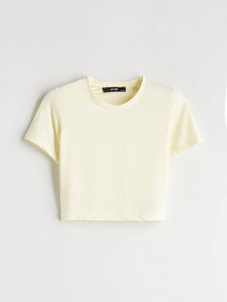 Bisiklet Yaka K?z ?ocuk Ti??rt ve Etek