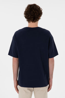 Erkek Comfort Fit Bisiklet Yaka Lacivert Jakarl_ _nterlok Ti__rt Sepette S_rpriz _ndirim - U.s. polo assn фото 5