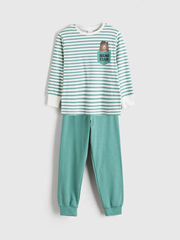Bisiklet Yaka Erkek ?ocuk Pijama Tak?m?