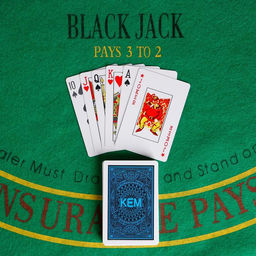 Карты игральные пластиковые Okkem 55 шт, 30 мкм, зеленая рубашка - Simaland фото 5