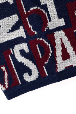 Темно-синий берет для мальчика Неожиданная скидка в корзине - U.s. polo assn фото 3