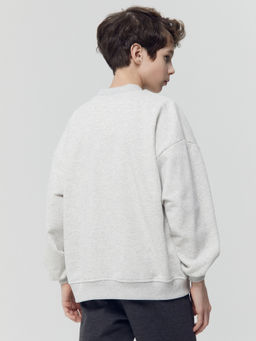 Толстовка для мальчика в сером цвете с печатью - Mark formelle фото 5