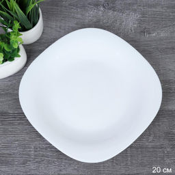 Тарелка квадратная 200 мм белая / FP-80XN (WHITE) /уп 6/48/ - ГалеонТрейд фото 6