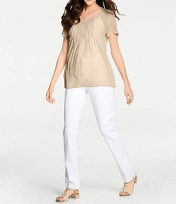 Блузка, песочная - Patrizia dini фото 3