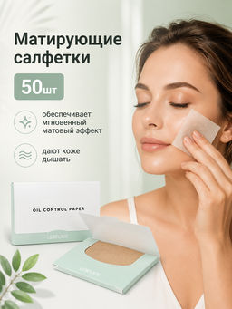 Салфетки для лица матирующие / Oil Control Paper, 50 шт.