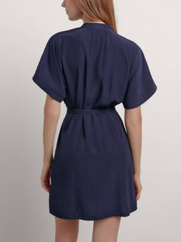 CONTE Халат VISCOSE LHW 2230 deep blue - Conte elegant фото 2