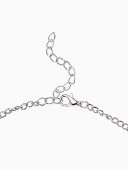 Кулон на цепочке «ДНК», цвет чернёное серебро