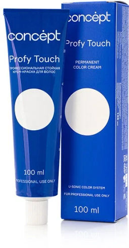 Concept Prof.Крем-краска д/волос Стойкая PROFY TOUCH 8.1 Пепельный блондин 100мл