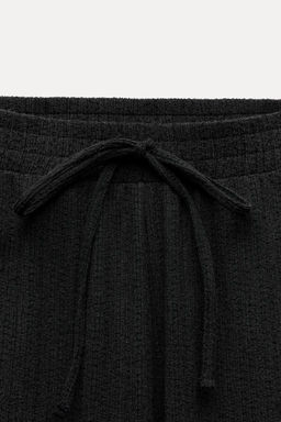 TEXTURED STRAIGHT-LEG TROUSERS - Zara фото 14