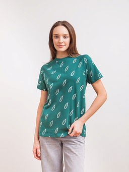 Футболка ЗАПОРОЖЕЦ Ogurchik GREEN AOP  фото 8