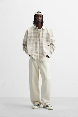 CHECKED FLANNEL SHIRT - Zara фото 9