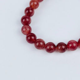 Браслет из Клубничного кварца - Радуга самоцветов фото 3