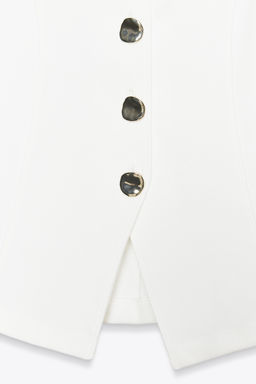 BUTTONED WAISTCOAT TOP - Zara фото 3