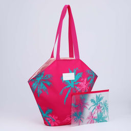 Сумка женская пляжная Пальма + бикини бэг - Nazamok фото 2