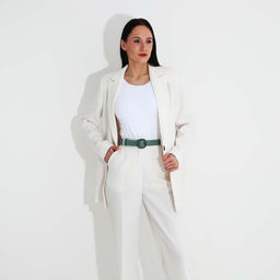 Ремень женский, ширина 2.5 см, винт, пряжка металл, цвет светло-зелёный - Simaland фото 3