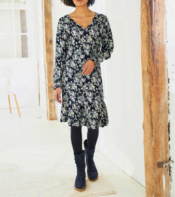 Платье, сине-зеленое