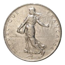 Монета 1 франк 1976 года Франция