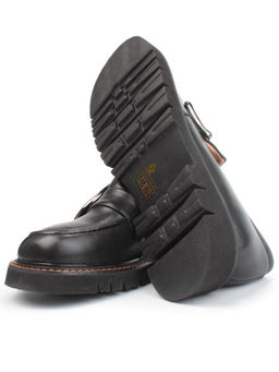 03-DYX02-4 BLACK Лоферы женские (натуральная кожа)