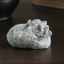 Фигурка «Медвежонок с рыбой», 6.5 см, МИКС