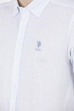 U. S. Polo Assn Мужская белая рубашка с длинным рукавом - U.s. polo assn фото 14