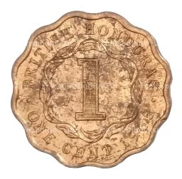 Монета 1 цент 1965 года Британский Гондурас (Белиз)