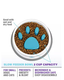 Миска для медленного кормления d20см