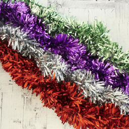 Цена за 10 шт. Мишура Мега блеск, d-9 см, 200 см, микс