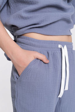 Шорты М224043в Серо-голубой