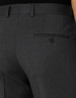 Брюки узкого кроя из ткани антрацитового цвета - Cacharel фото 6