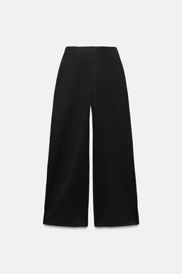 INTERLOCK KNIT TROUSERS WITH VENTS - Zara фото 6