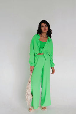 9614 Костюм в пижамном стиле салатовый - Martichelli фото 8