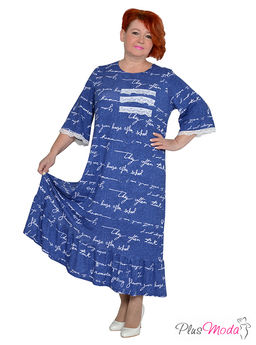 Платье Модель №1942 размеры 44-84 - Plusmoda фото 3