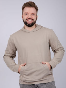 Худи "СМ-9" серое, футер 2-х нитка