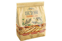 Цена за 5 шт. Nina Farina, крекер Палочки с солью, 145 г