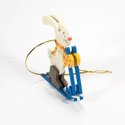 Елочные игрушки - Зайчик на лыжах 370-1 - Idh фото 5