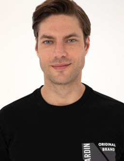Siyah Regular Fit Sweatshirt - Pierre cardin фото 2