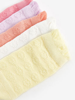 Desenli K?z Bebek Patik ?orap 5li - Waikiki фото 3