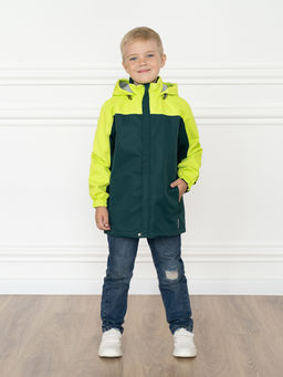 Ветровка детская зелено-салатовая 20-019/1 (122-128, 64)