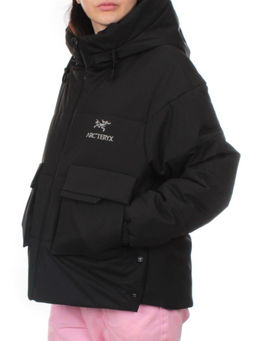 288 BLACK Куртка зимняя облегченная женская (верблюжья шерсть) - Fashion фото 5