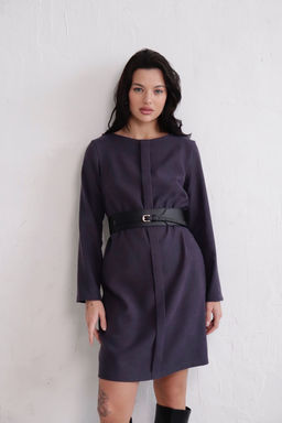 Платье с планкой базовое