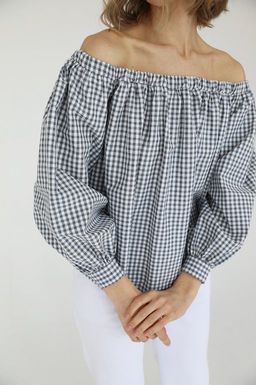 Блузка со спущенными плечами - Looklikecat фото 6