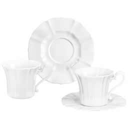 Чайная пара 4 пр. 200 мл 11,5*9*7,5 см "Грация", фарфор