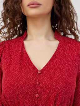 Платье Трэвис (рубиновый) - Nadi bordo фото 20