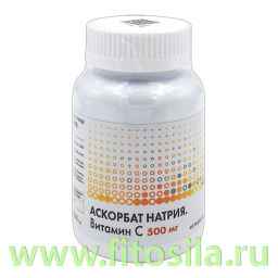 Аскорбат натрия. Витамин С № 60, капс по 600 мг